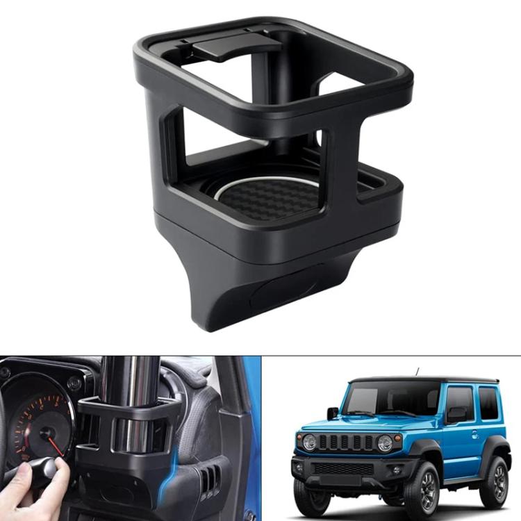 For Suzuki Jimny JB74 / JB64 2018- Car Air Outlet Water Cup Holder - Black