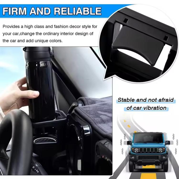 For Suzuki Jimny JB74 / JB64 2018- Car Air Outlet Water Cup Holder - Black