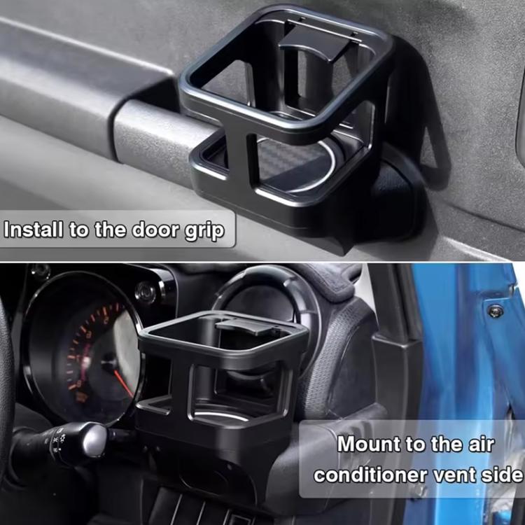 For Suzuki Jimny JB74 / JB64 2018- Car Air Outlet Water Cup Holder - Black