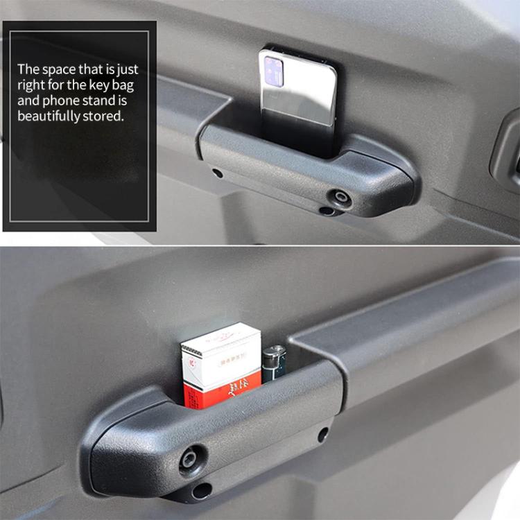 1 Pair For Suzuki Jimny JB74 / JB64 2018- Car Door Storage Box - Black