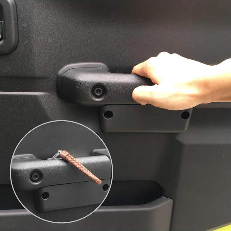 1 Pair For Suzuki Jimny JB74 / JB64 2018- Car Door Storage Box - Black