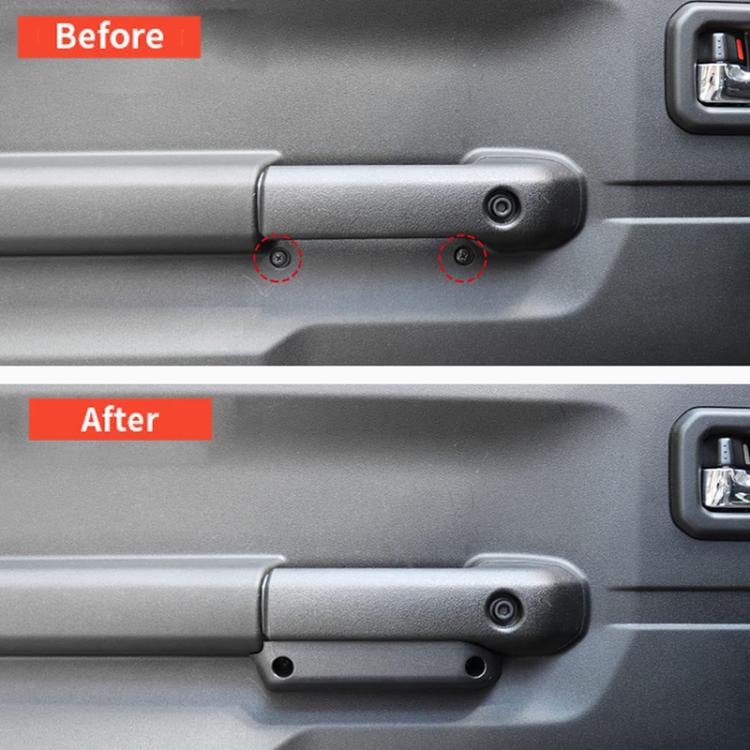 1 Pair For Suzuki Jimny JB74 / JB64 2018- Car Door Storage Box - Black