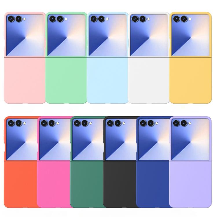 For Samsung Galaxy Z Flip7 Kalebol Paint-sprayed Solid Color PC Phone Case