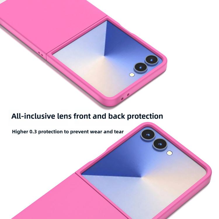 For Samsung Galaxy Z Flip6 / Flip7 FE Kalebol Paint-sprayed Solid Color PC Phone Case