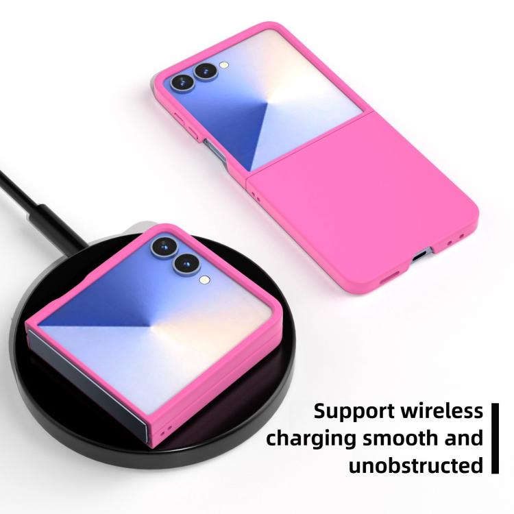 For Samsung Galaxy Z Flip7 Kalebol Paint-sprayed Solid Color PC Phone Case