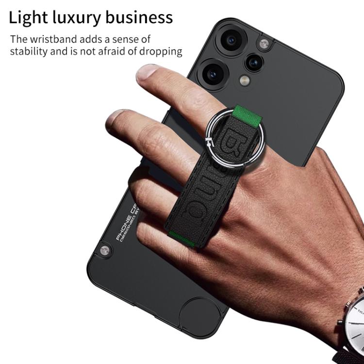 For Nothing CMF Phone 2 Pro GKK Mortise-Tenon Connection Contrast Color Phone Case with Ring Wrist Strap