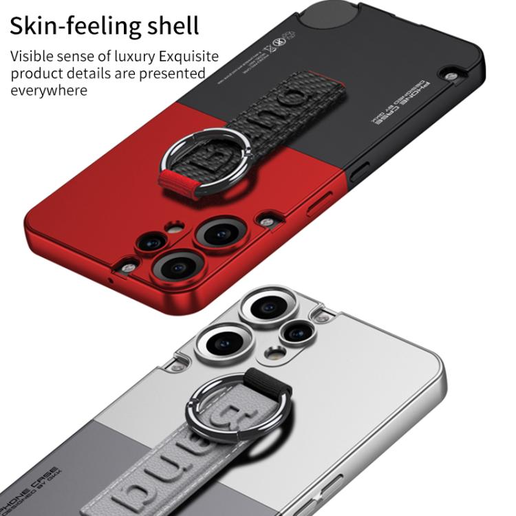 For Nothing CMF Phone 2 Pro GKK Mortise-Tenon Connection Contrast Color Phone Case with Ring Wrist Strap