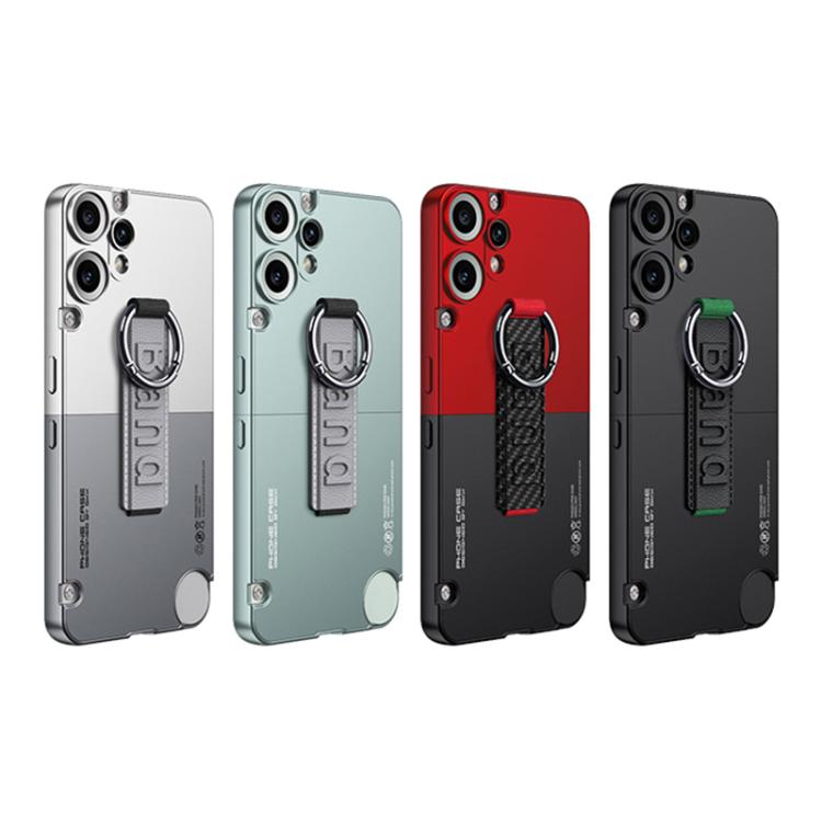 For Nothing CMF Phone 2 Pro GKK Mortise-Tenon Connection Contrast Color Phone Case with Ring Wrist Strap