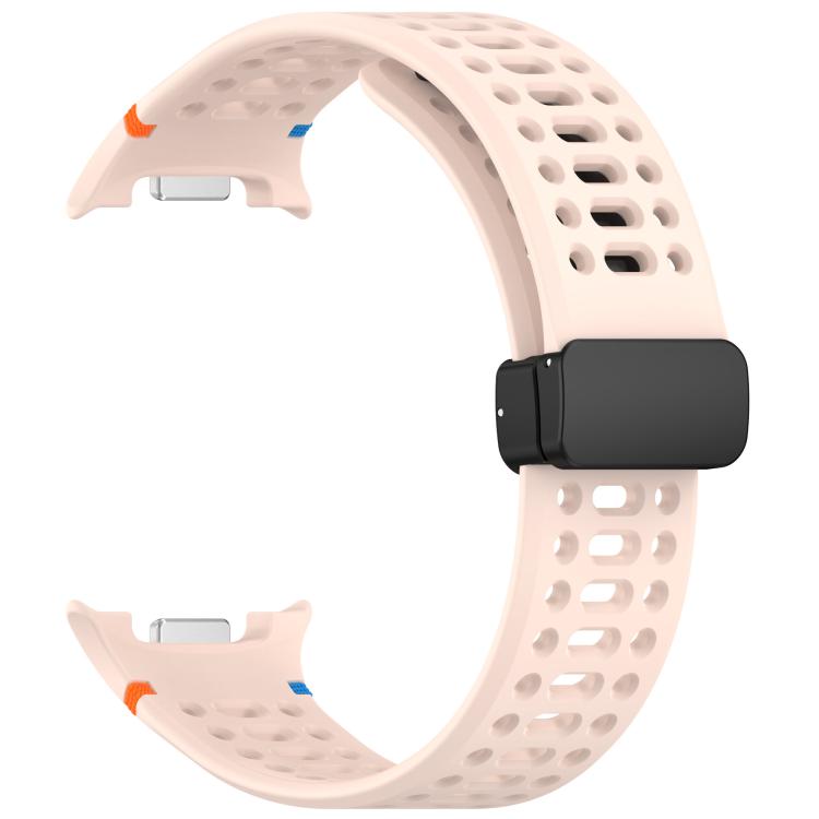 For Samsung Galaxy Watch8 / Watch8 Classic xDfind Magnetic Black Buckle Silicone Watch Band