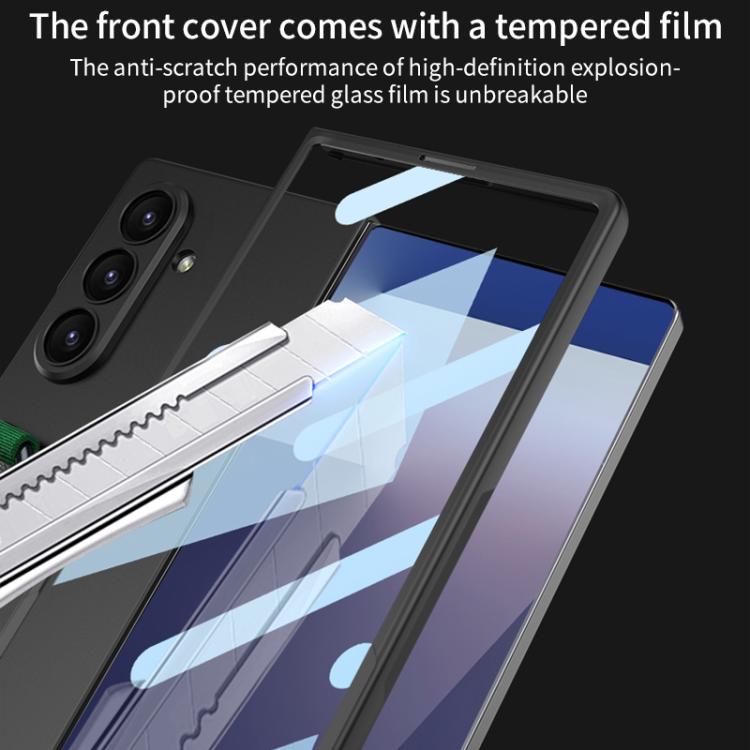 For Samsung Galaxy Z Fold7 5G GKK Integrated Ultra-thin Side Wristband Phone Case, Not Included Pen