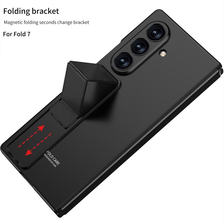 For Samsung Galaxy Z Fold7 5G GKK Integrated Ultra-thin Full Cover Phone Case with Bracket
