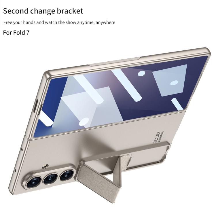 For Samsung Galaxy Z Fold7 5G GKK Integrated Ultra-thin Full Cover Phone Case with Bracket