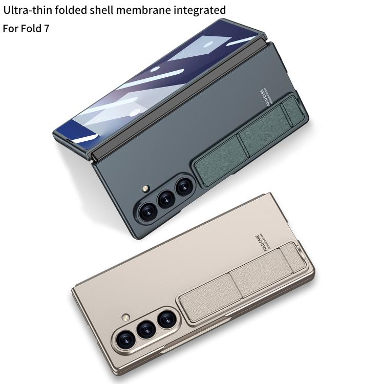 For Samsung Galaxy Z Fold7 5G GKK Integrated Ultra-thin Full Cover Phone Case with Bracket