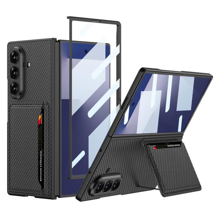 For Samsung Galaxy Z Fold7 5G GKK Integrated Ultra-thin Leather Phone Case with Card Slots