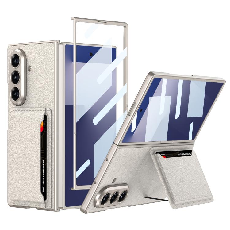 For Samsung Galaxy Z Fold7 5G GKK Integrated Ultra-thin Leather Phone Case with Card Slots