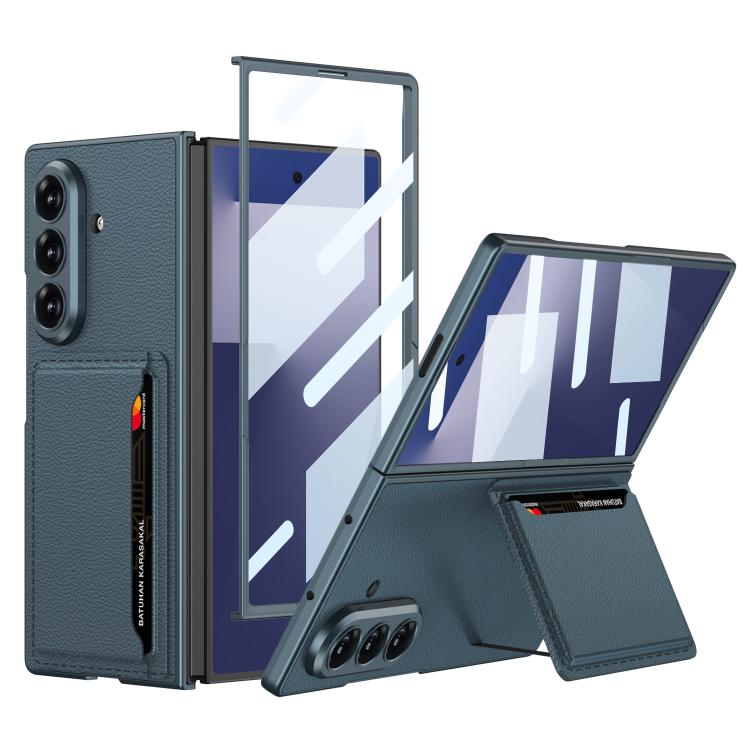 For Samsung Galaxy Z Fold7 5G GKK Integrated Ultra-thin Leather Phone Case with Card Slots