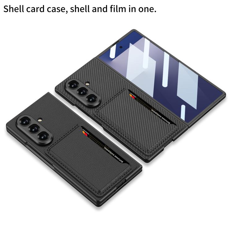 For Samsung Galaxy Z Fold7 5G GKK Integrated Ultra-thin Leather Phone Case with Card Slots