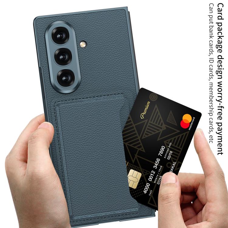 For Samsung Galaxy Z Fold7 5G GKK Integrated Ultra-thin Leather Phone Case with Card Slots