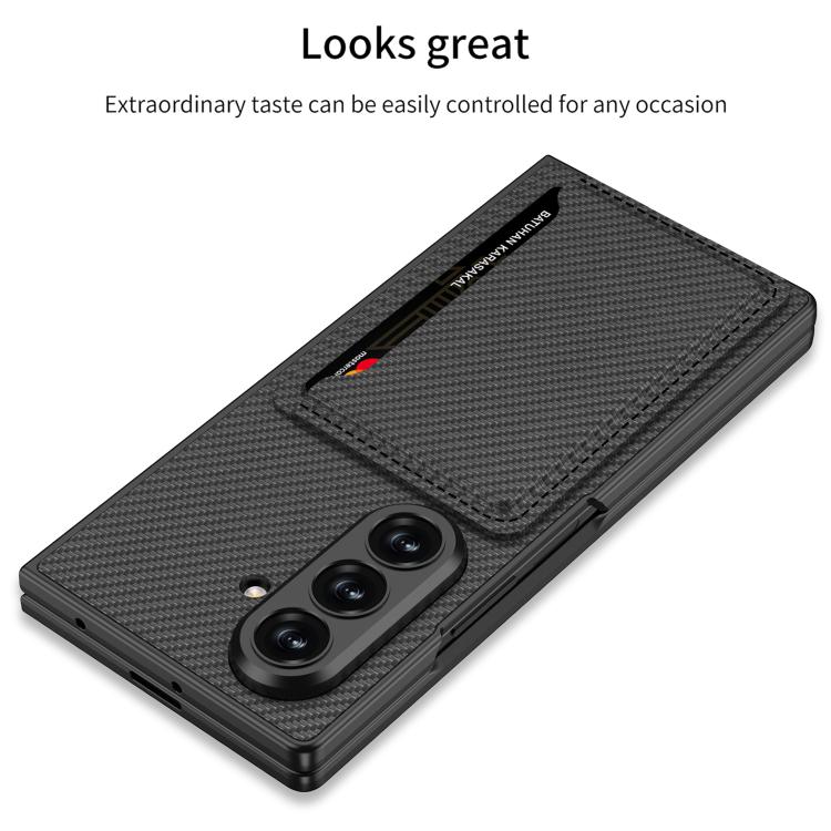 For Samsung Galaxy Z Fold7 5G GKK Integrated Ultra-thin Leather Phone Case with Card Slots