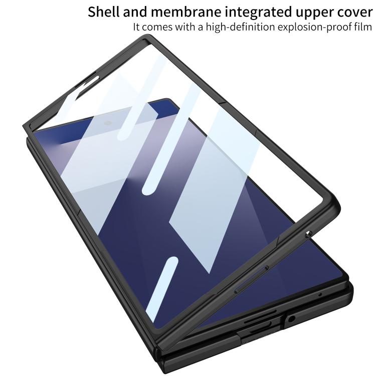 For Samsung Galaxy Z Fold7 5G GKK Integrated Ultra-thin Leather Phone Case with Card Slots