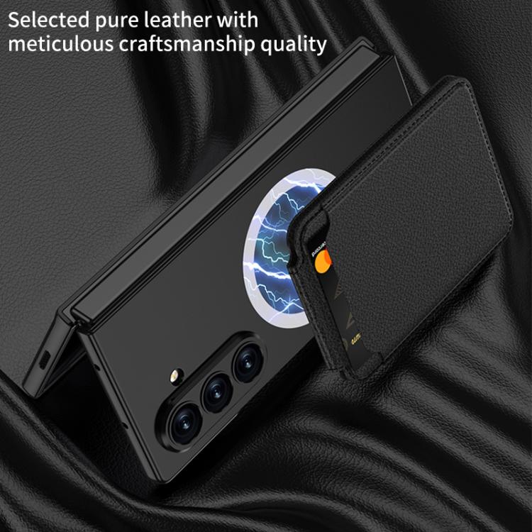 For Samsung Galaxy Z Fold7 5G GKK Integrated Magnetic Folding Card Bag Phone Case
