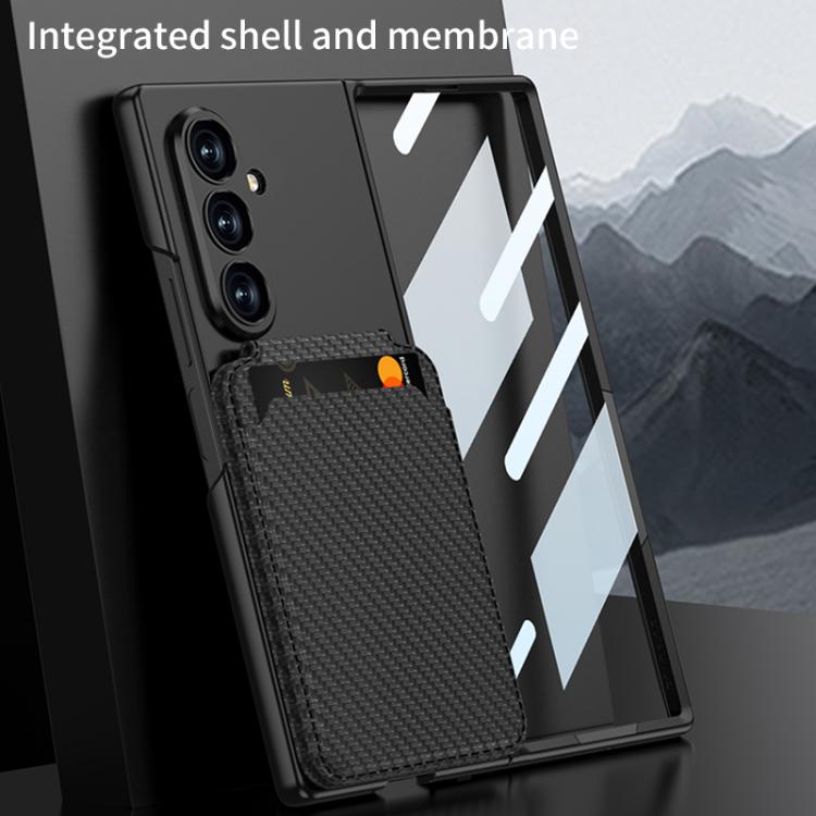For Samsung Galaxy Z Fold7 5G GKK Integrated Magnetic Folding Card Bag Phone Case