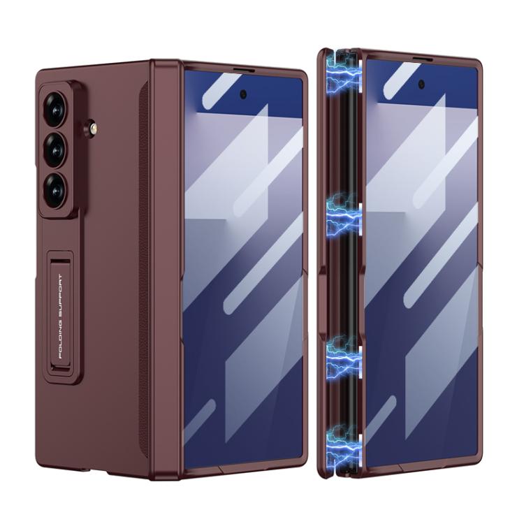 For Samsung Galaxy Z Fold7 5G GKK Integrated HD Film Magnetic Folding Full Cover Phone Case