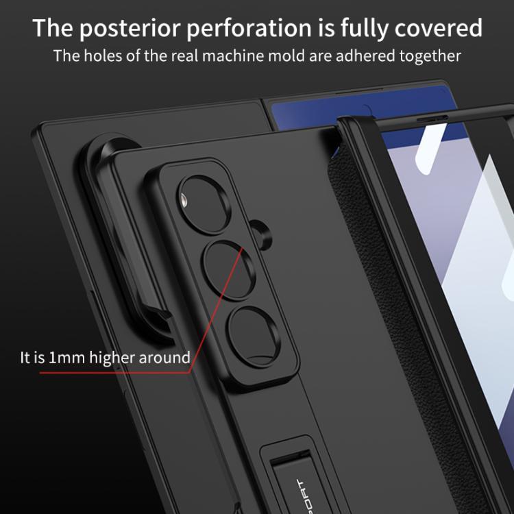 For Samsung Galaxy Z Fold7 5G GKK Integrated HD Film Magnetic Folding Full Cover Phone Case