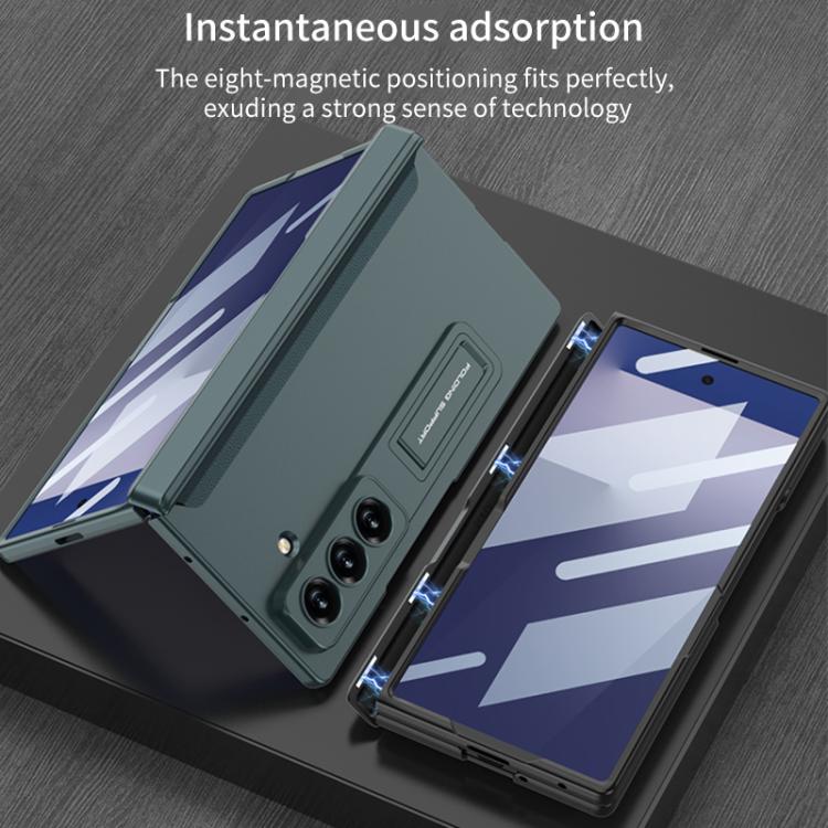 For Samsung Galaxy Z Fold7 5G GKK Integrated HD Film Magnetic Folding Full Cover Phone Case