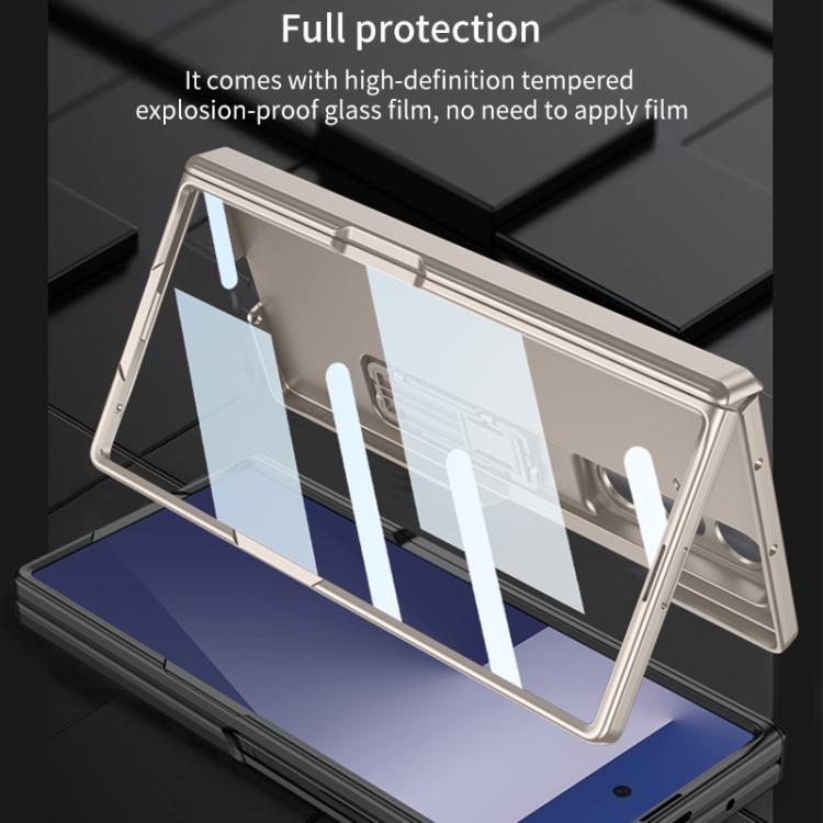 For Samsung Galaxy Z Fold7 5G GKK Integrated HD Film Magnetic Folding Full Cover Phone Case