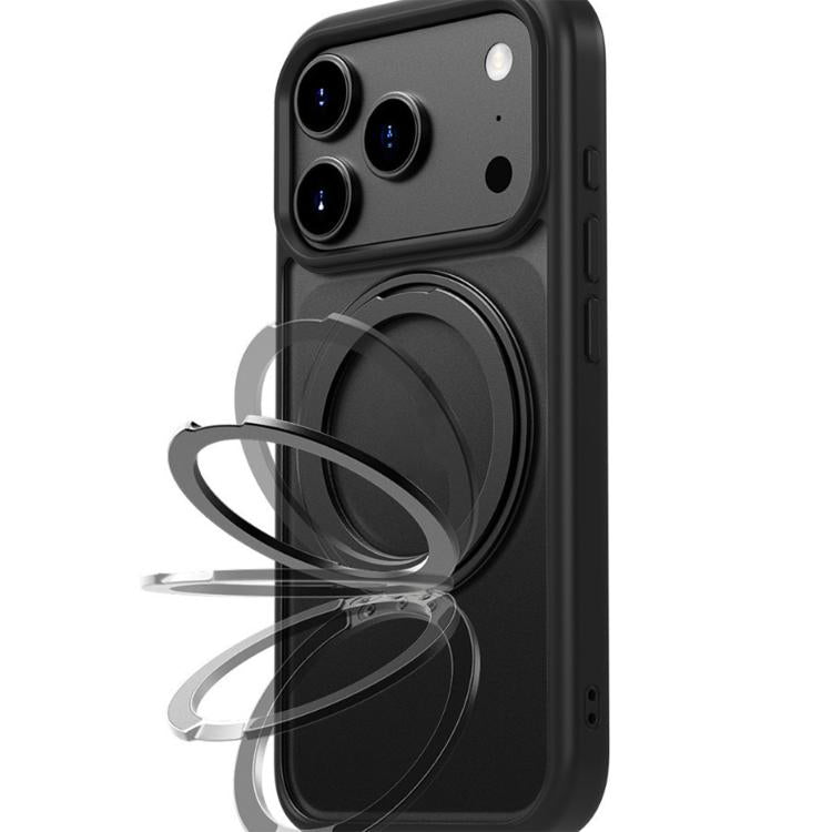 For iPhone Air Kalebol Frosted MagSafe Holder Acrylic Hybrid TPU Phone Case