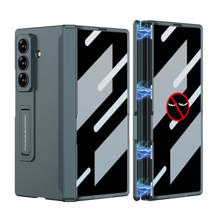 For Samsung Galaxy Z Fold7 5G GKK Integrated Privacy Film Magnetic Folding Full Cover Phone Case
