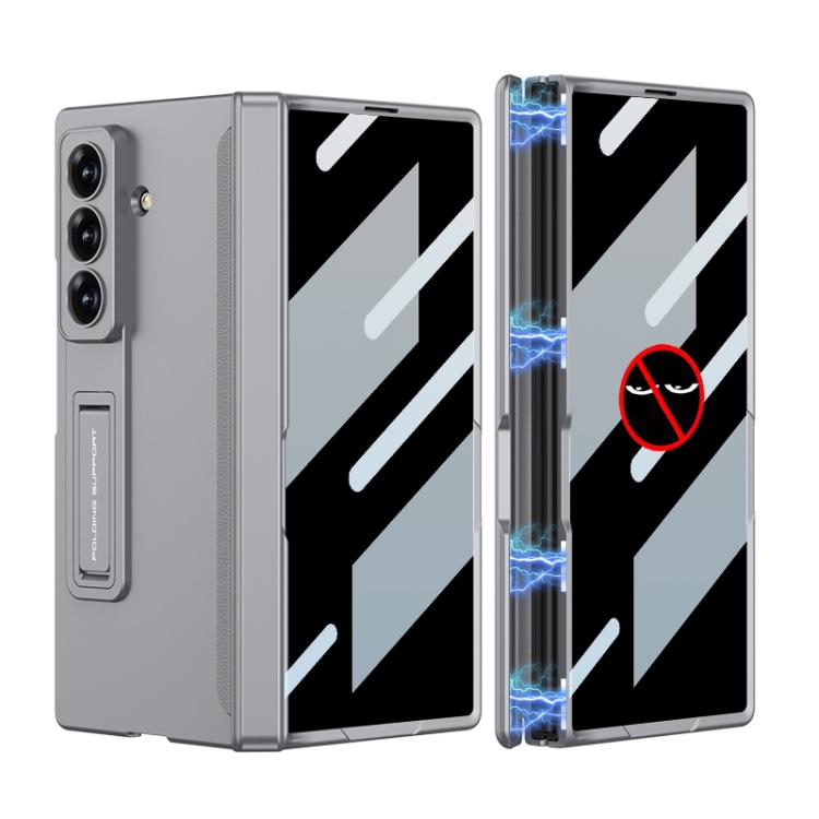 For Samsung Galaxy Z Fold7 5G GKK Integrated Privacy Film Magnetic Folding Full Cover Phone Case