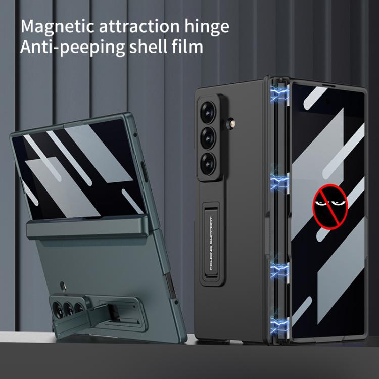 For Samsung Galaxy Z Fold7 5G GKK Integrated Privacy Film Magnetic Folding Full Cover Phone Case
