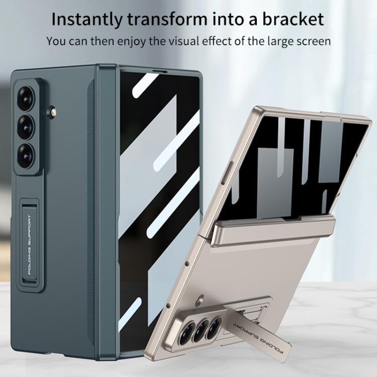 For Samsung Galaxy Z Fold7 5G GKK Integrated Privacy Film Magnetic Folding Full Cover Phone Case