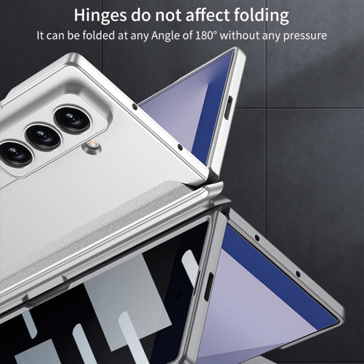 For Samsung Galaxy Z Fold7 5G GKK Integrated Privacy Film Magnetic Folding Full Cover Phone Case