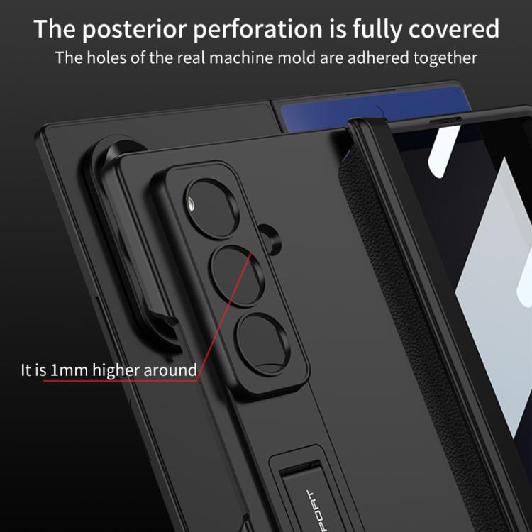 For Samsung Galaxy Z Fold7 5G GKK Integrated Privacy Film Magnetic Folding Full Cover Phone Case