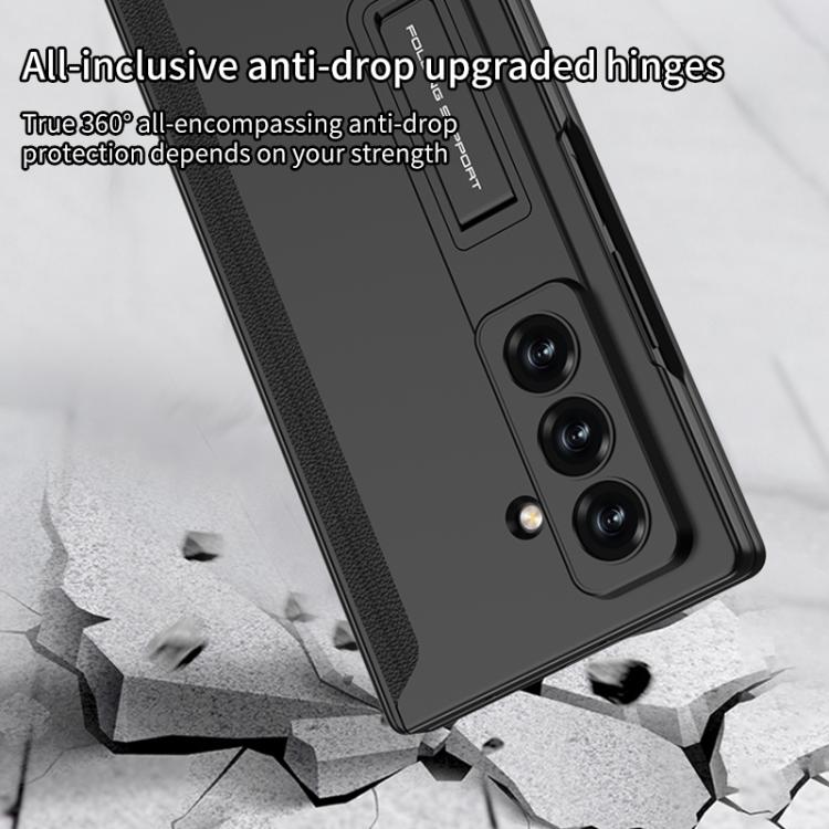 For Samsung Galaxy Z Fold7 5G GKK Integrated Privacy Film Magnetic Folding Full Cover Phone Case