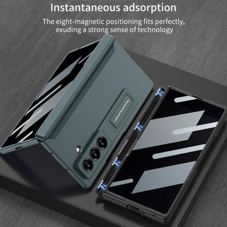 For Samsung Galaxy Z Fold7 5G GKK Integrated Privacy Film Magnetic Folding Full Cover Phone Case