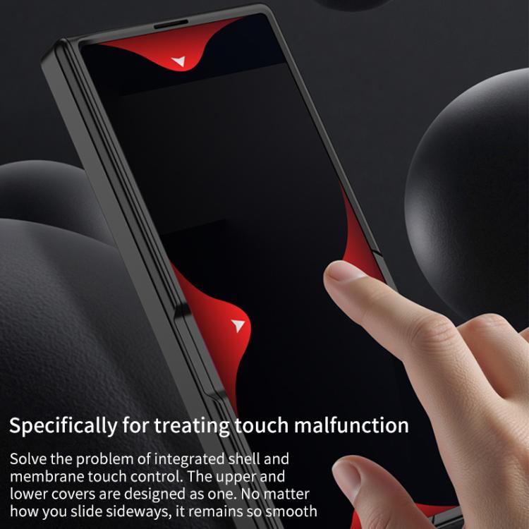 For Samsung Galaxy Z Fold7 5G GKK Integrated Privacy Film Magnetic Folding Full Cover Phone Case