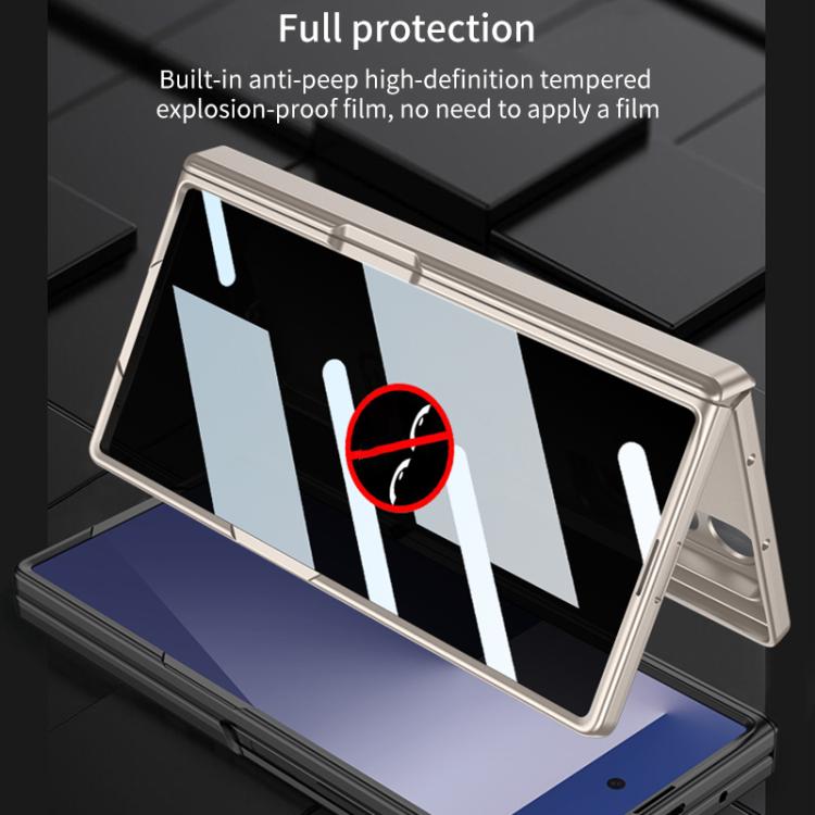 For Samsung Galaxy Z Fold7 5G GKK Integrated Privacy Film Magnetic Folding Full Cover Phone Case