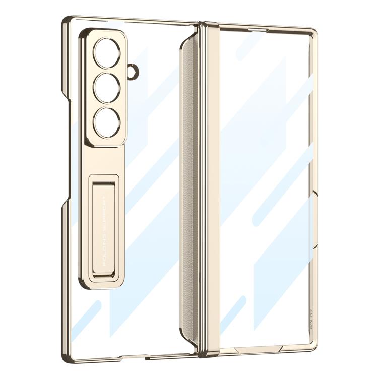 For Samsung Galaxy Z Fold7 5G GKK Integrated Magnetic Phantom Hinge Phone Case with Holder