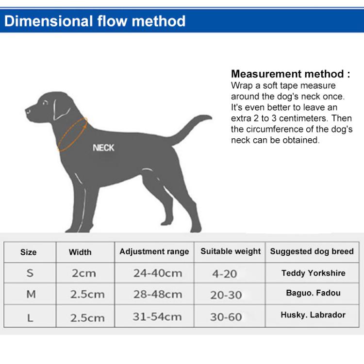 1.8m Nylon Reflective Pet Leash, Size:L