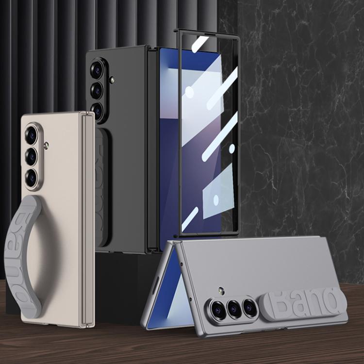 For Samsung Galaxy Z Fold7 5G GKK Integrated Silicone Wristband Folding Phone Case