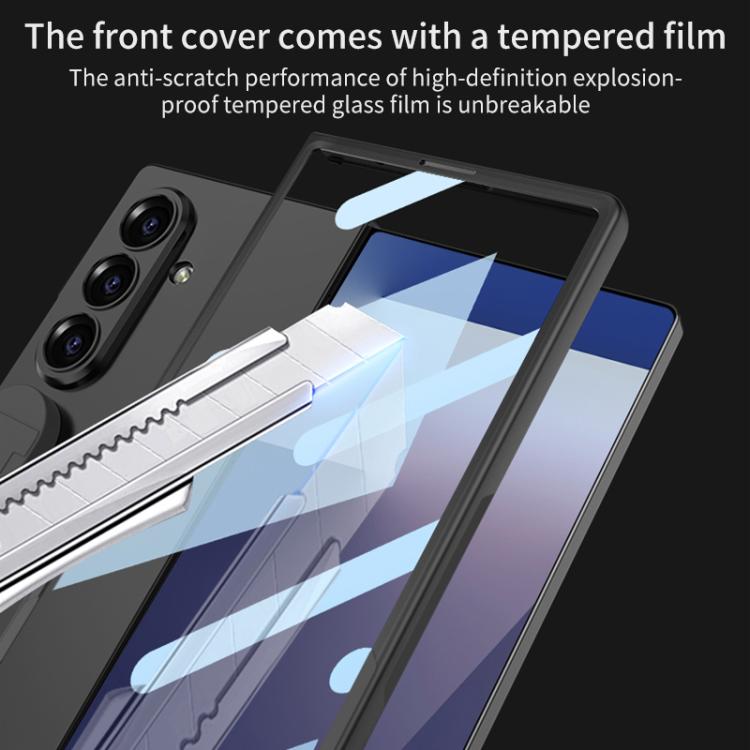 For Samsung Galaxy Z Fold7 5G GKK Integrated Silicone Wristband Folding Phone Case