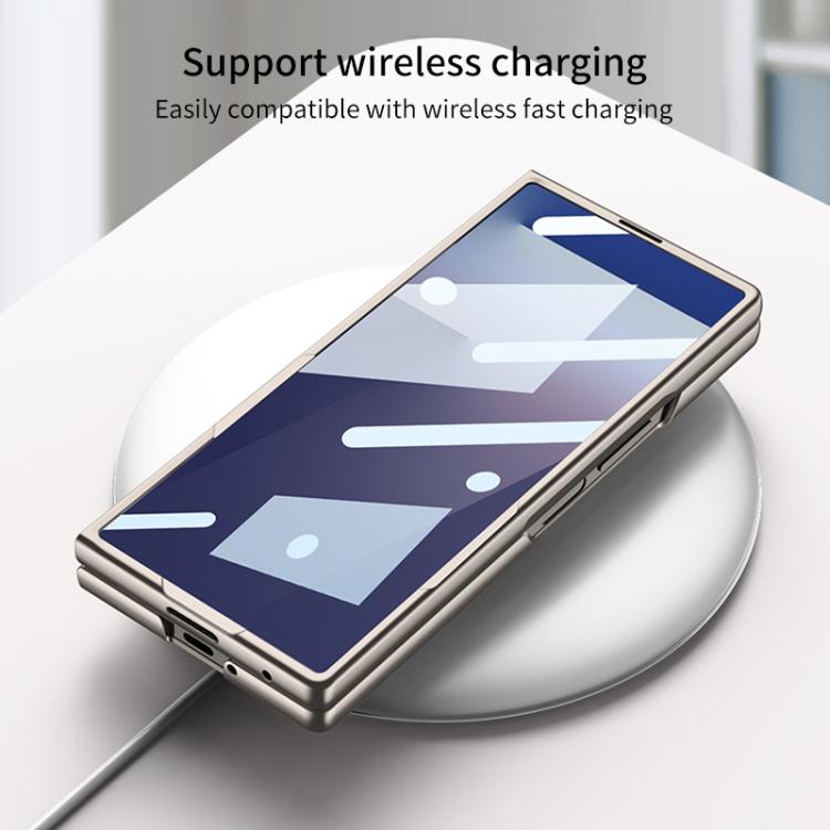 For Samsung Galaxy Z Fold7 5G GKK Integrated Silicone Wristband Folding Phone Case