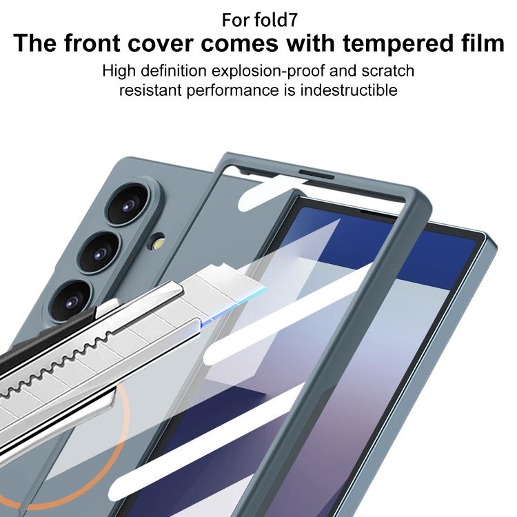 For Samsung Galaxy Z Fold7 5G GKK Integrated Ultra-thin MagSafe Magnetic Folding Phone Case