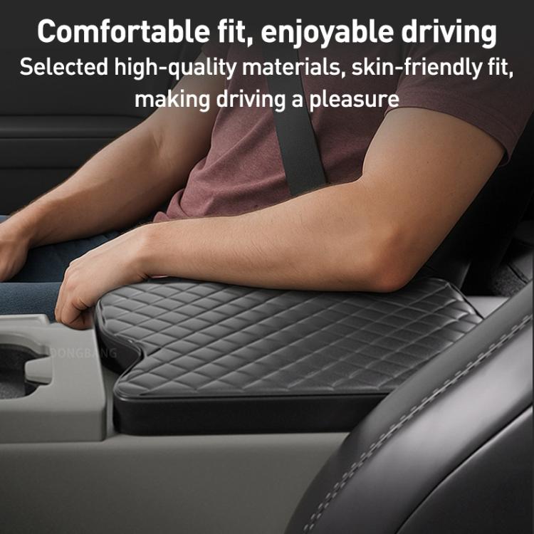 Car Central Armrest Box Protective Leather Cover Mat for Ford F150 2015-2022