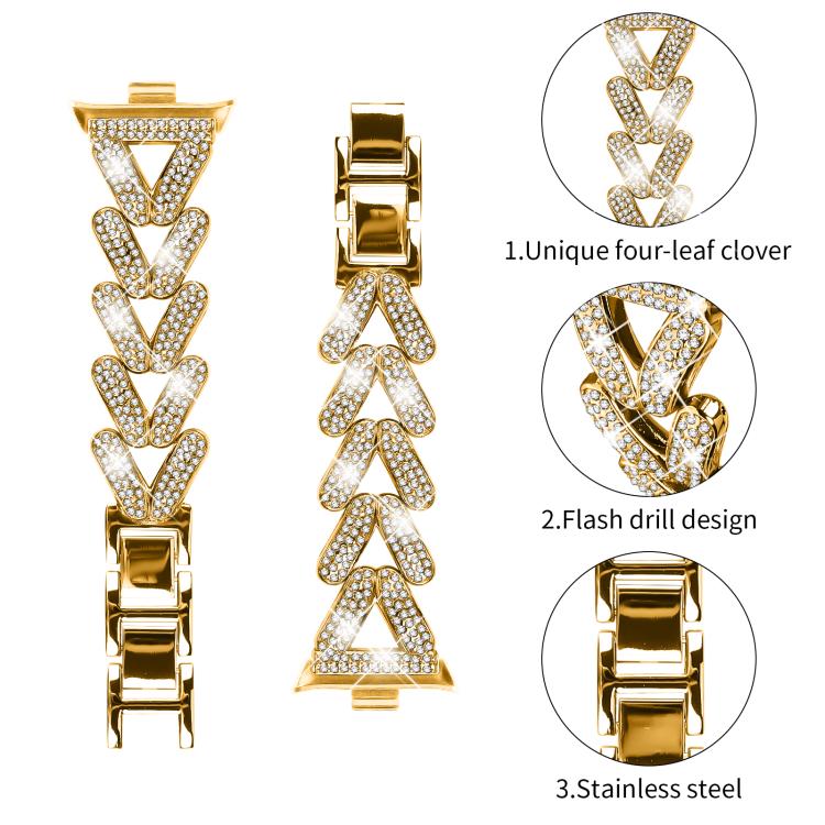 For Redmi Watch 3 20mm xDfind Small Twist Diamond Metal Watch Band