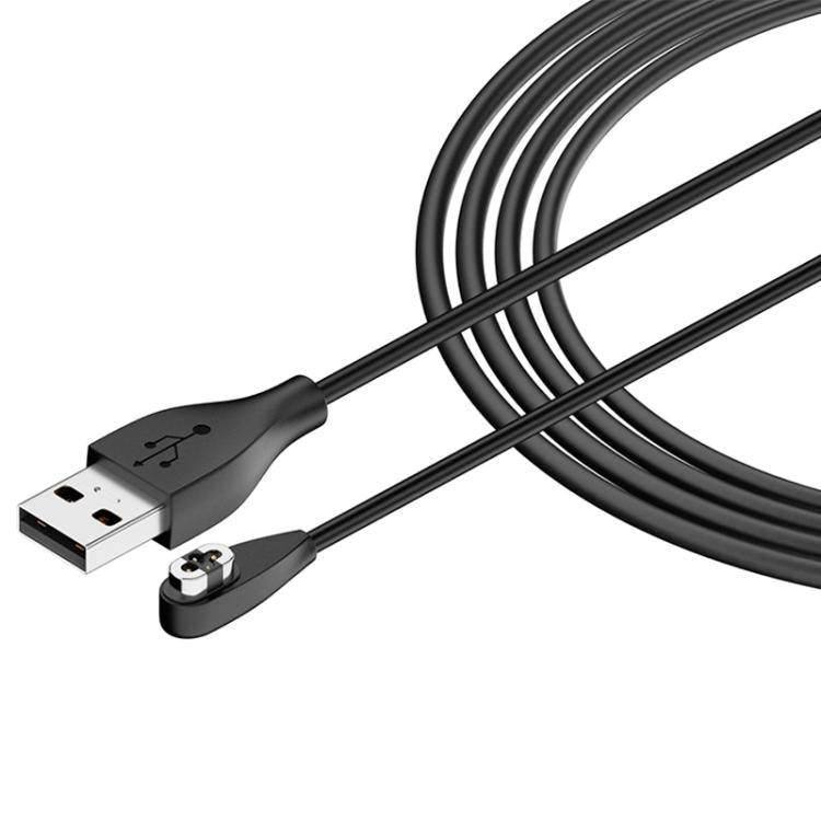 USB to 4 Pin Bone Conduction Earphone Magnetic Charging Cable For Shokz OpenSwim Pro S710 - Black